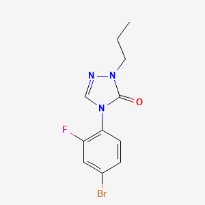 B1475615 4-(4-Bromo-2-fluorophenyl)-2-propyl-2,4-dihydro-[1,2,4]triazol-3-one CAS No. 1632497-63-2