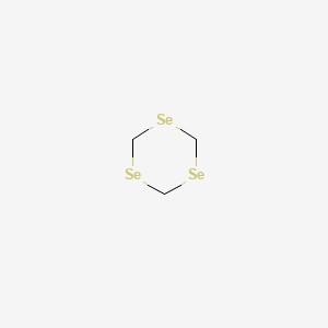 molecular formula C3H6Se3 B14756155 1,3,5-Triselenane CAS No. 291-25-8