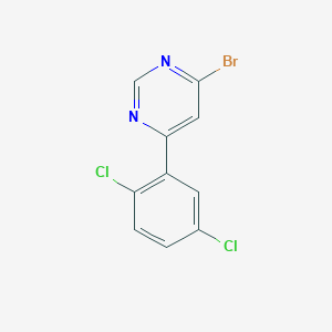 B1475619 4-Bromo-6-(2,5-dichlorophenyl)pyrimidine CAS No. 1598275-03-6