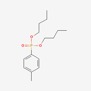 molecular formula C15H25O3P B14756206 Dibutyl (4-methylphenyl)phosphonate CAS No. 1028-10-0