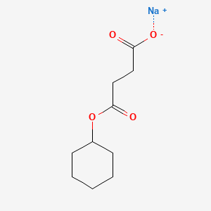 molecular formula C10H15NaO4 B14756249 Sodium cyclohexyl succinate CAS No. 1847-60-5