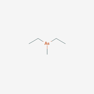 molecular formula C5H13As B14756252 Diethyl(methyl)arsane CAS No. 686-60-2