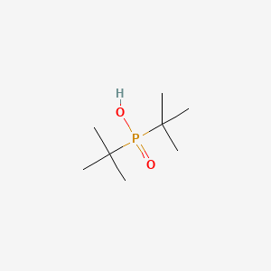 molecular formula C8H19O2P B14756264 Phosphinic acid, bis(1,1-dimethylethyl)- CAS No. 677-76-9