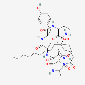molecular formula C45H71N7O11 B14756304 Verlamelin 