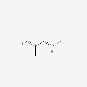 molecular formula C8H14 B14756311 2,4-Hexadiene, 3,4-dimethyl-, (E,Z)- CAS No. 2417-88-1