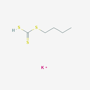 molecular formula C5H10KS3+ B14756337 Potassium;butylsulfanylmethanedithioic acid CAS No. 928-48-3