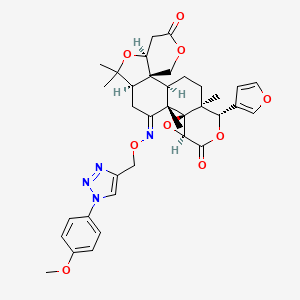 molecular formula C36H40N4O9 B14756373 Anti-inflammatory agent 7 