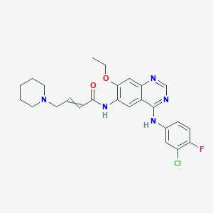 molecular formula C25H27ClFN5O2 B14756421 Dacomitinib Impurity C CAS No. 869199-69-9