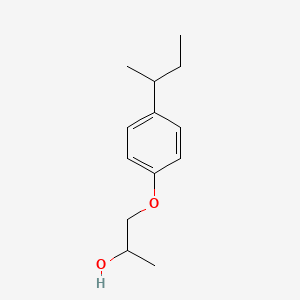molecular formula C13H20O2 B14756439 2-Propanol, 1-(p-sec-butylphenoxy)- CAS No. 121-99-3
