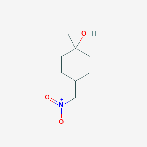molecular formula C8H15NO3 B1475644 1-Methyl-4-(nitromethyl)cyclohexan-1-ol CAS No. 1630101-58-4