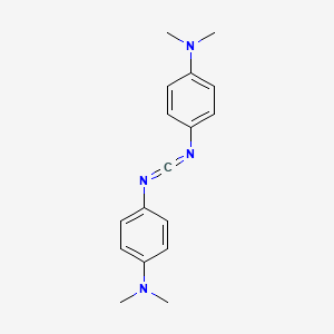 molecular formula C17H20N4 B14756489 Bis(p-dimethylaminophenyl)carbodiimide CAS No. 738-65-8
