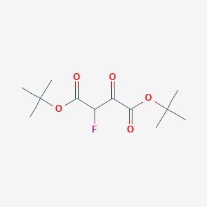 molecular formula C12H19FO5 B14756537 Di-tert-butyl 2-fluoro-3-oxobutanedioate CAS No. 327-39-9