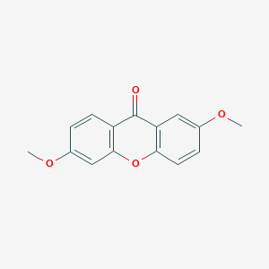 molecular formula C15H12O4 B14756593 2,6-Dimethoxy-9H-xanthen-9-one CAS No. 842-51-3