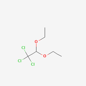 molecular formula C6H11Cl3O2 B14756633 Ethane, 1,1,1-trichloro-2,2-diethoxy- CAS No. 599-97-3