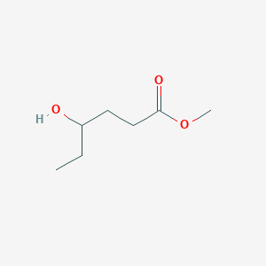 molecular formula C7H14O3 B14756662 Hexanoic acid, 4-hydroxy-, methyl ester 