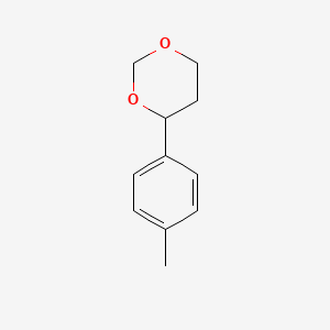 molecular formula C11H14O2 B14756680 4-(4-Methylphenyl)-1,3-dioxane CAS No. 1078-29-1