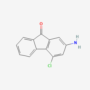 molecular formula C13H8ClNO B14756711 2-Amino-4-chloro-9h-fluoren-9-one CAS No. 1785-35-9