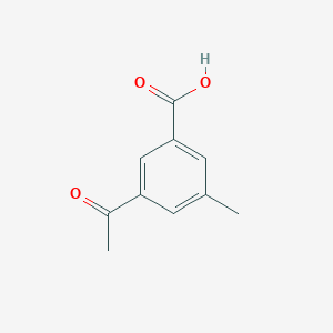 molecular formula C10H10O3 B14756733 3-Acetyl-5-methylbenzoic acid 