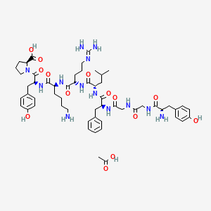 molecular formula C56H81N13O14 B14756795 beta-Neoendorphin acetate 