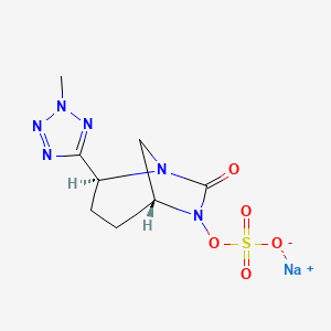 molecular formula C8H11N6NaO5S B14756840 Antibacterial agent 58 