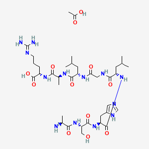 molecular formula C37H65N13O12 B14756842 C3a 70-77 acetate 