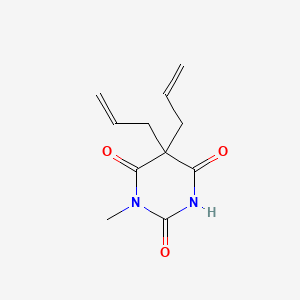 molecular formula C11H14N2O3 B14756874 Barbituric acid, 5,5-diallyl-1-methyl- CAS No. 780-59-6