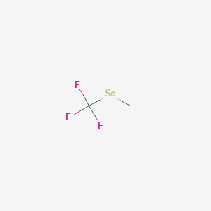 molecular formula C2H3F3Se B14756885 Methane, trifluoro(methylseleno)- CAS No. 1544-55-4