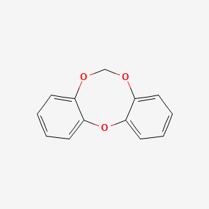 molecular formula C13H10O3 B14756914 6H-Dibenzo[d,g][1,3,6]trioxocine CAS No. 323-92-2