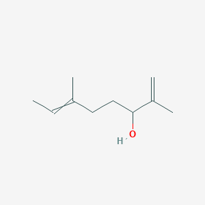 molecular formula C10H18O B14756937 2,6-Dimethylocta-1,6-dien-3-ol CAS No. 627-71-4