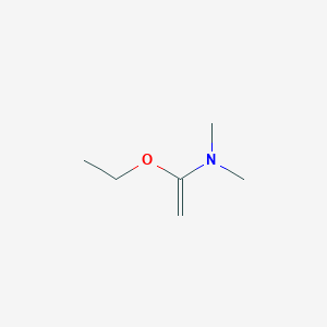 molecular formula C6H13NO B14756996 Ethenamine, 1-ethoxy-N,N-dimethyl- CAS No. 816-65-9