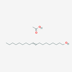 molecular formula C20H40O3 B14757085 Acetic acid;octadec-9-en-1-ol CAS No. 1577-40-8