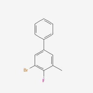 molecular formula C13H10BrF B14757099 3-Bromo-4-fluoro-5-methyl-1,1'-biphenyl 