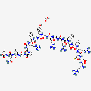 molecular formula C109H177N37O28S B14757104 Catestatin acetate 
