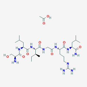 molecular formula C31H60N10O9 B14757153 PAR-2 Activating Peptide acetate 