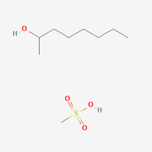 molecular formula C9H22O4S B14757212 Methanesulfonic acid--octan-2-ol (1/1) CAS No. 924-80-1