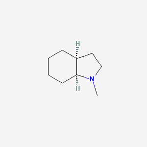 molecular formula C9H17N B14757218 (3aS,7aS)-1-Methyloctahydro-1H-indole CAS No. 1194-58-7