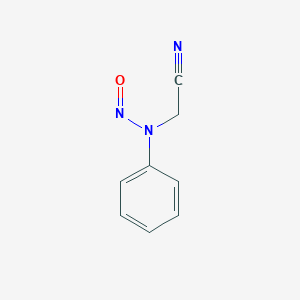 molecular formula C8H7N3O B14757245 N-(Cyanomethyl)-N-phenylnitrous amide CAS No. 827-51-0