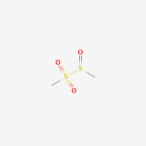 molecular formula C2H6O3S2 B14757346 methylsulfonylsulfinylmethane 