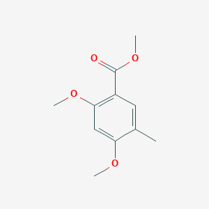 molecular formula C11H14O4 B14757398 Methyl 2,4-dimethoxy-5-methylbenzoate 