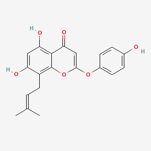 molecular formula C20H18O6 B14757495 Epimedonin G 