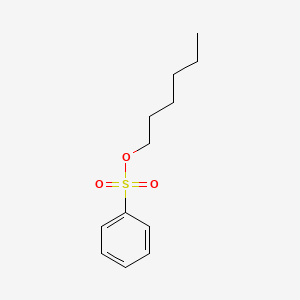 molecular formula C12H18O3S B14757513 Hexyl benzenesulfonate CAS No. 781-07-7