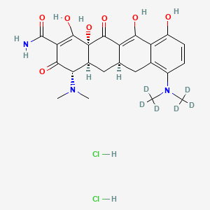 molecular formula C23H29Cl2N3O7 B14757560 Minocycline-d6 Dihydrochloride 