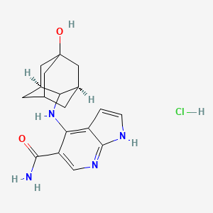 molecular formula C18H23ClN4O2 B14757596 Peficitinib hydrochloride 