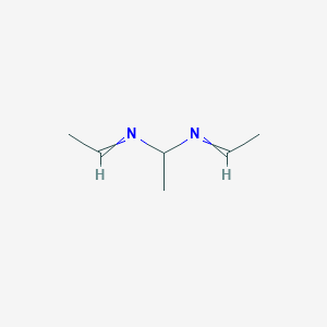 molecular formula C6H12N2 B14757656 N,N'-(Ethane-1,1-diyl)di(ethan-1-imine) CAS No. 623-75-6