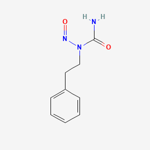 molecular formula C9H11N3O2 B14757689 N-Nitrosophenylethylurea CAS No. 777-79-7