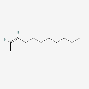 molecular formula C11H22 B14757699 2-Undecene, (Z)- CAS No. 821-96-5