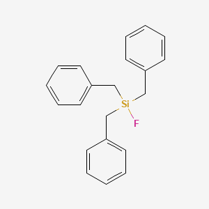 molecular formula C21H21FSi B14757718 Tribenzyl(fluoro)silane CAS No. 429-76-5