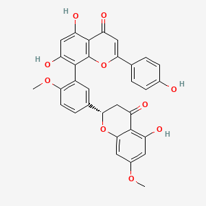 2,3-Dihydroamentoflavone 7,4'-dimethyl ether
