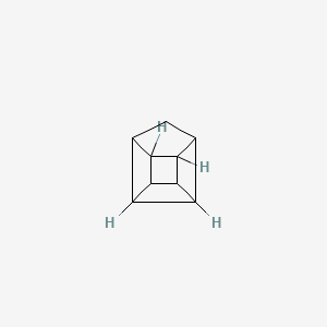 molecular formula C9H10 B14757783 Pentacyclo[4.3.0.02,5.03,8.04,7]nonane CAS No. 452-61-9