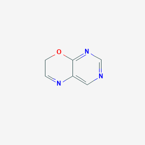 molecular formula C6H5N3O B14757812 7H-Pyrimido[4,5-b][1,4]oxazine CAS No. 255-13-0
